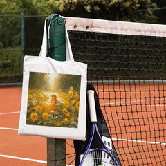 Sunflower Pattern Canvas Bag Large Capacity Shoulder Bag