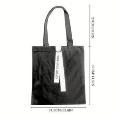Minimalist Canvas Shoulder Bag Lightweight All Match Handbag