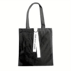 Minimalist Canvas Shoulder Bag Lightweight All Match Handbag