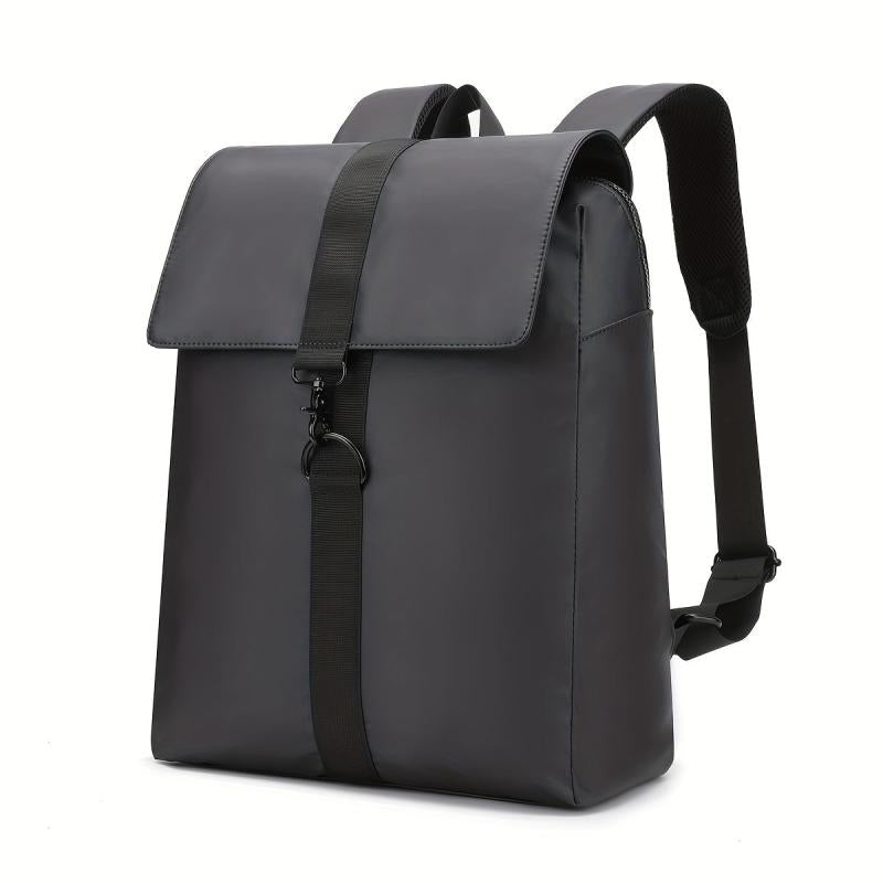 Men's Nylon Commuter Backpack Large Capacity Notebook Bag