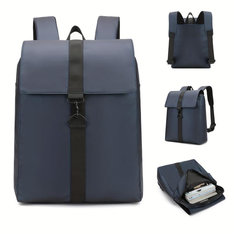 Men's Nylon Commuter Backpack Large Capacity Notebook Bag