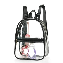PVC Transparent Backpack Beach Bag Jelly Bag Casual Backpack