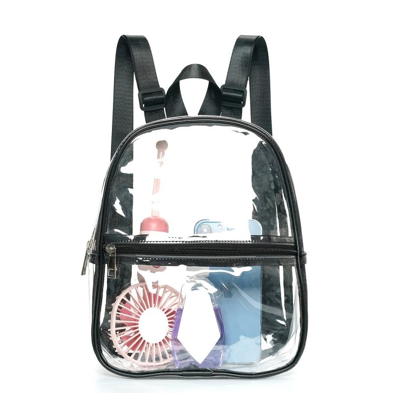 PVC Transparent Backpack Beach Bag Jelly Bag Casual Backpack