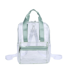 Transparent PVC Backpack Tote Bag Waterproof Beach School Summer Bag