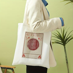 All Too Well Book Print Canvas Tote Bag