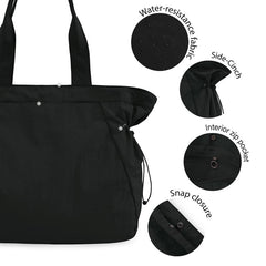 Large Capacity Lightweight Shoulder Bag Waterproof Casual Commuter Bag