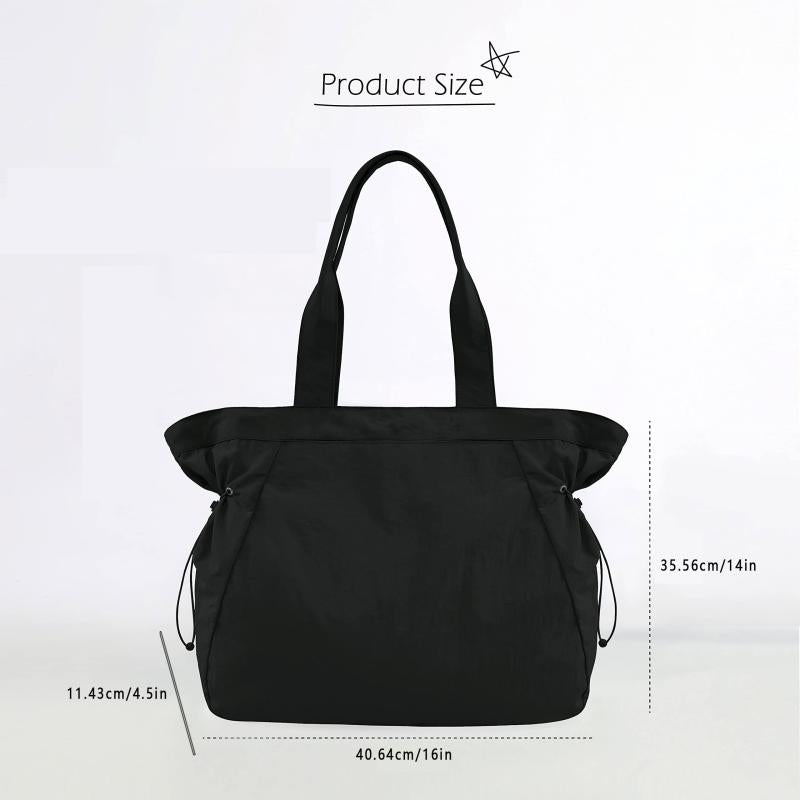 Large Capacity Lightweight Shoulder Bag Waterproof Casual Commuter Bag