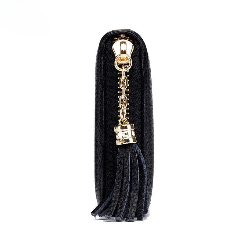 Solid Long Coin Purse Clutch Zipper Wallet Credit Card Case