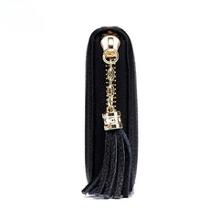 Solid Long Coin Purse Clutch Zipper Wallet Credit Card Case