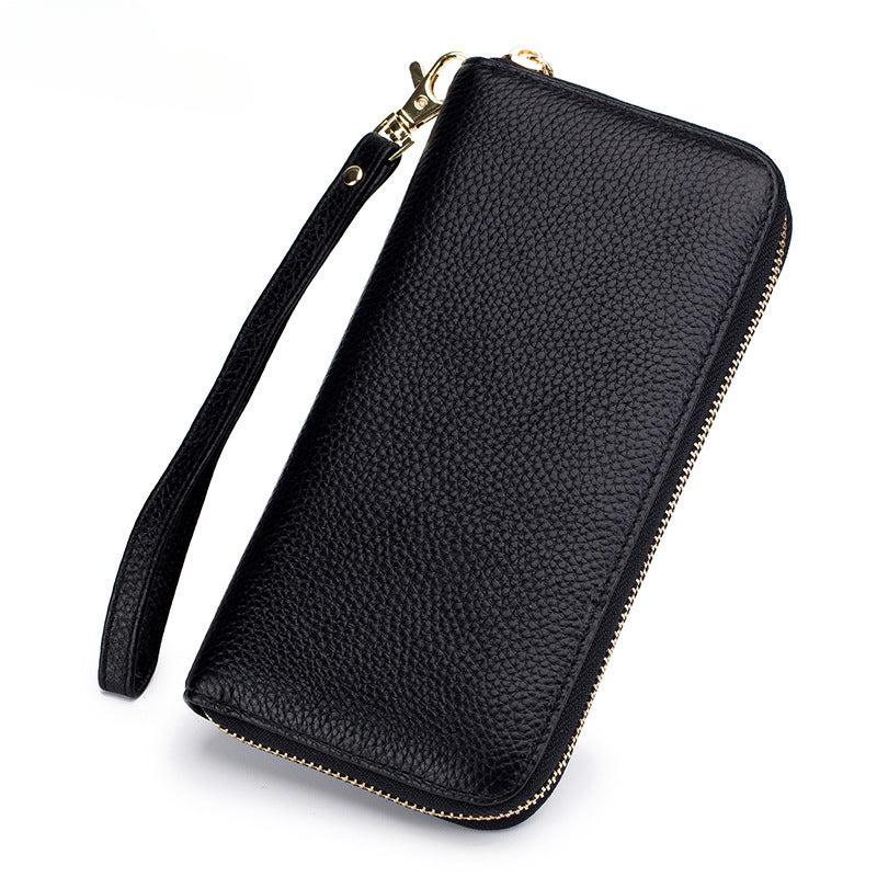 Solid Long Coin Purse Clutch Zipper Wallet Credit Card Case