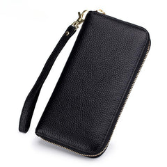 Solid Long Coin Purse Clutch Zipper Wallet Credit Card Case