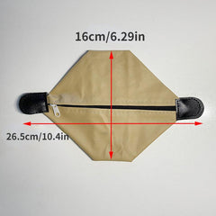Pu Leather Cosmetic Bag Portable Makeup Clutch Pouch Purse