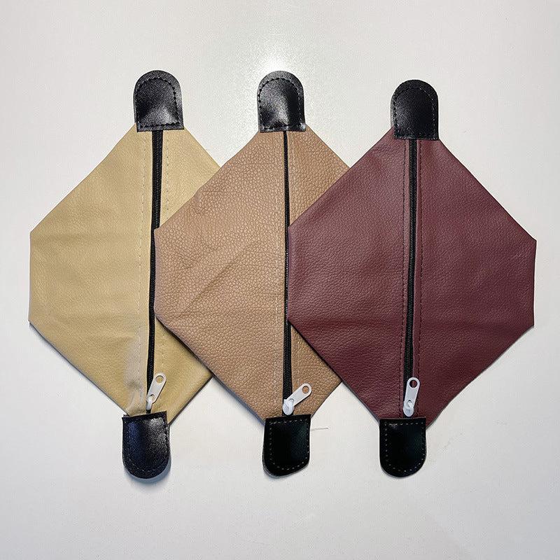 Pu Leather Cosmetic Bag Portable Makeup Clutch Pouch Purse
