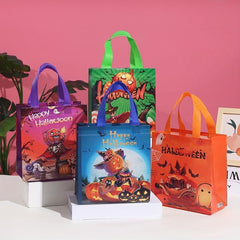 5pcs Halloween Gift Bags Cartoon Party Snack Treat Bags