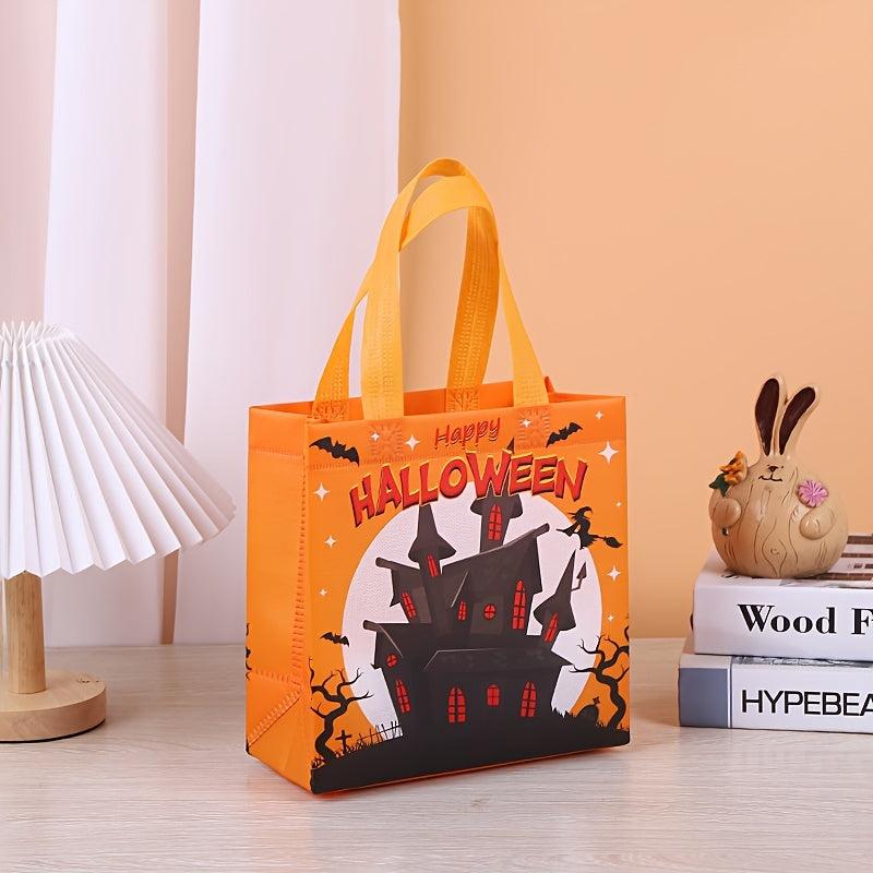 Cartoon Halloween Pattern Storage Handbag Non Woven Bag