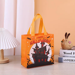 Cartoon Halloween Pattern Storage Handbag Non Woven Bag