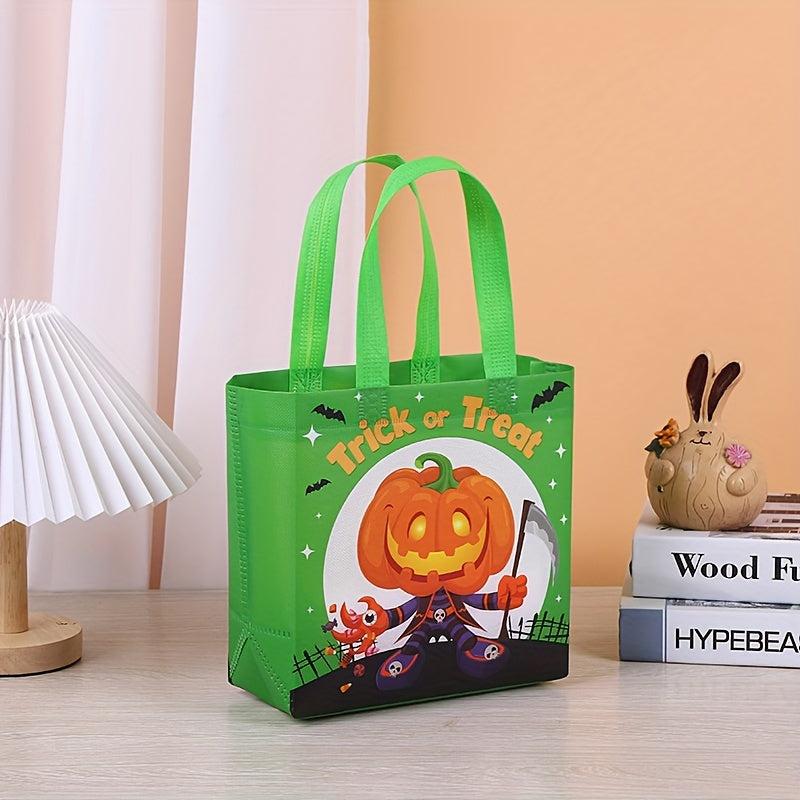 Cartoon Halloween Pattern Storage Handbag Non Woven Bag