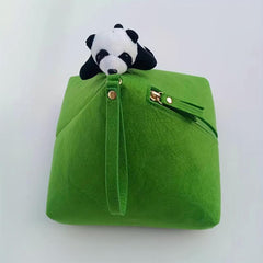 Panda Zongzi Coin Purse Novelty Keys Holder