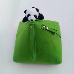 Panda Zongzi Coin Purse Novelty Keys Holder