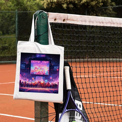 Pixel Game Pattern Canvas Bag Large Capacity Shoulder Bag