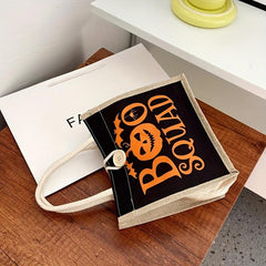 Halloween Christmas Print Handbag Work Bag Lunch Bag Shopping Bag