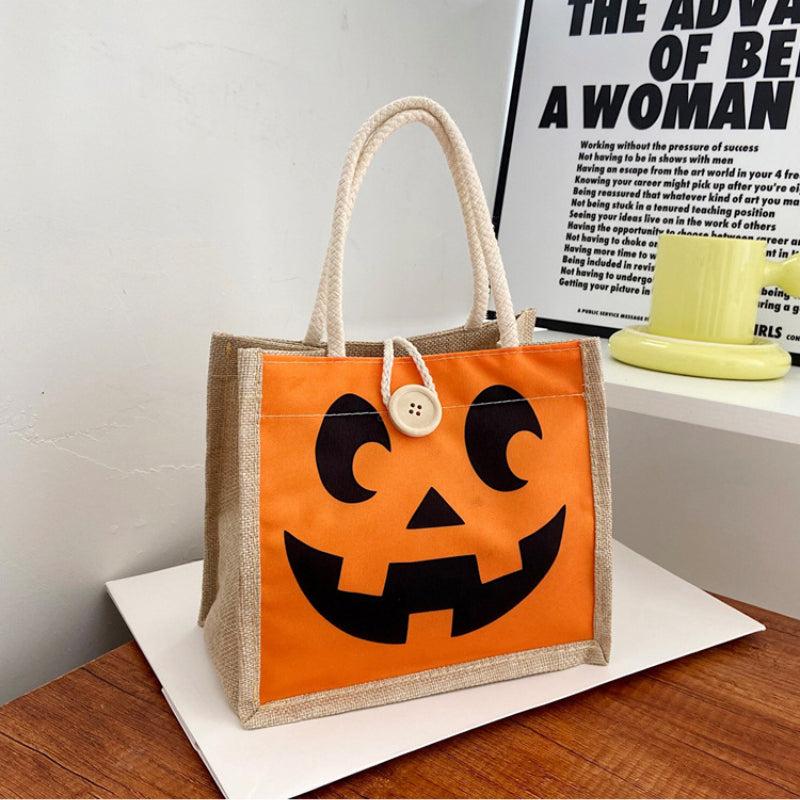 Halloween Christmas Print Handbag Work Bag Lunch Bag Shopping Bag