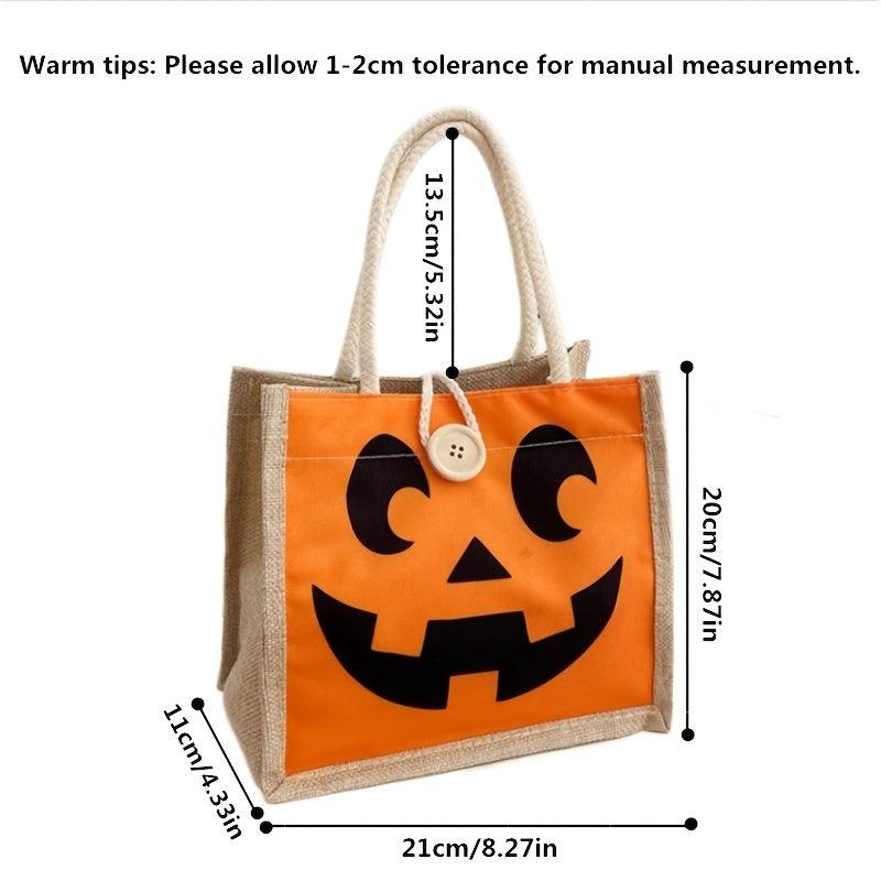 Halloween Christmas Print Handbag Work Bag Lunch Bag Shopping Bag
