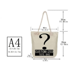 Tree Printing Tote Bag Heavy Duty Reusable Shopping Bag