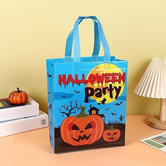 4 Pcs Cartoon Halloween Pattern Storage Handbag Party Storage Bag