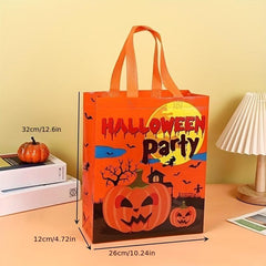 4 Pcs Cartoon Halloween Pattern Storage Handbag Party Storage Bag
