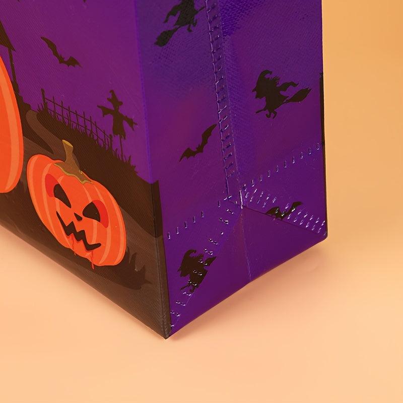 4 Pcs Cartoon Halloween Pattern Storage Handbag Party Storage Bag