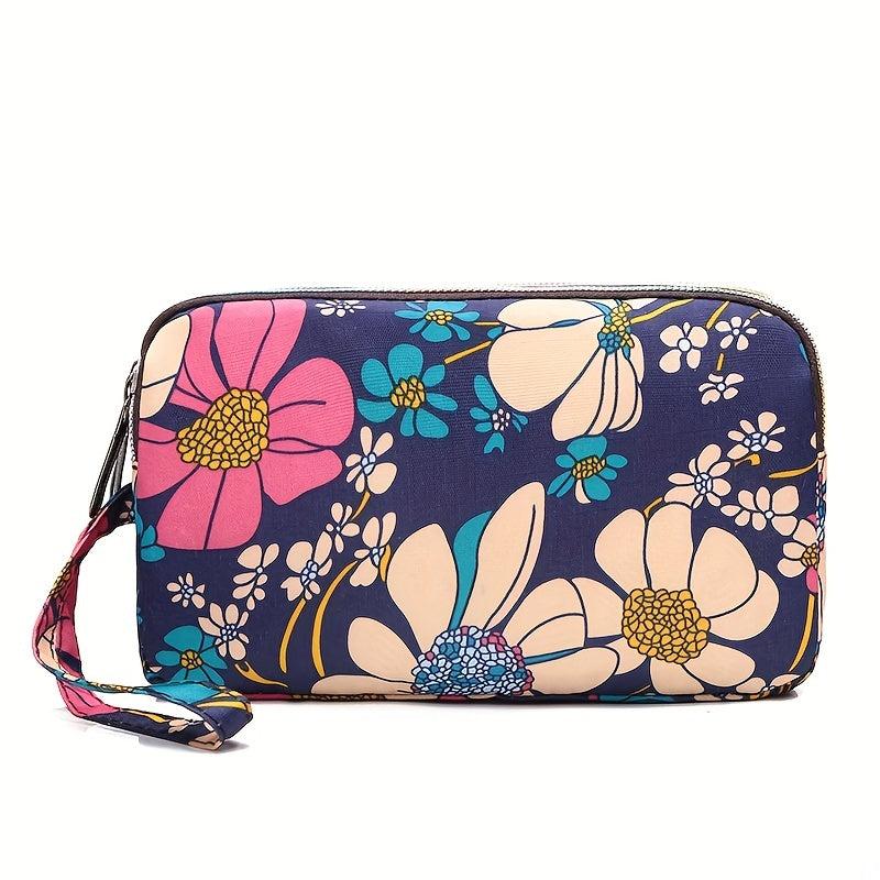 Cartoon Pattern Coin Purse Zipper Credit Card Holder Cluth Wristlet Wallet