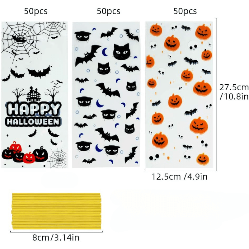Halloween Pattern Candy Storage Pouch Lightweight Organizer