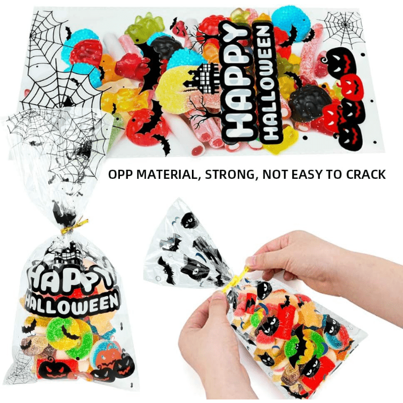 Halloween Pattern Candy Storage Pouch Lightweight Organizer