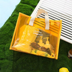 Large Capacity PVC Swimming Bag Beach Bag Outdoor Portable Clothes Shoes Storage