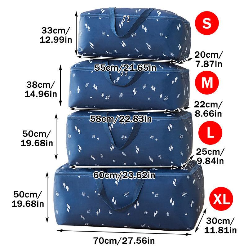 Foldable Quilt Storage Bag Household Organizer Zipper Bag