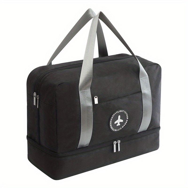 Large Capacity Duffel with Shoe Storage & Wet/Dry Separation Travel Bag