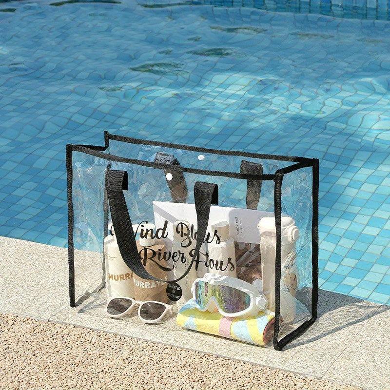 Transparent Large Capacity Toiletry Bag PVC Waterproof Wash Bag