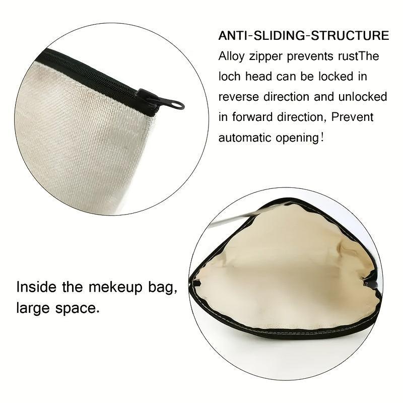 Cartoon Alpaca Comestic Bag Small Makeup Bag Printing Cosmetic Bag for Travel