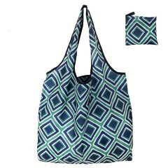Elastic Grocery Tote Shopping Bag, Foldable Washable Lightweight