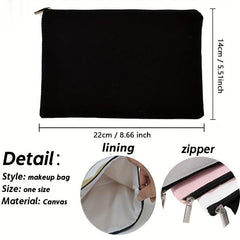 Women's Cosmetic Bag Travel Organizer Bridesmaid Beauty Supplies Toiletries