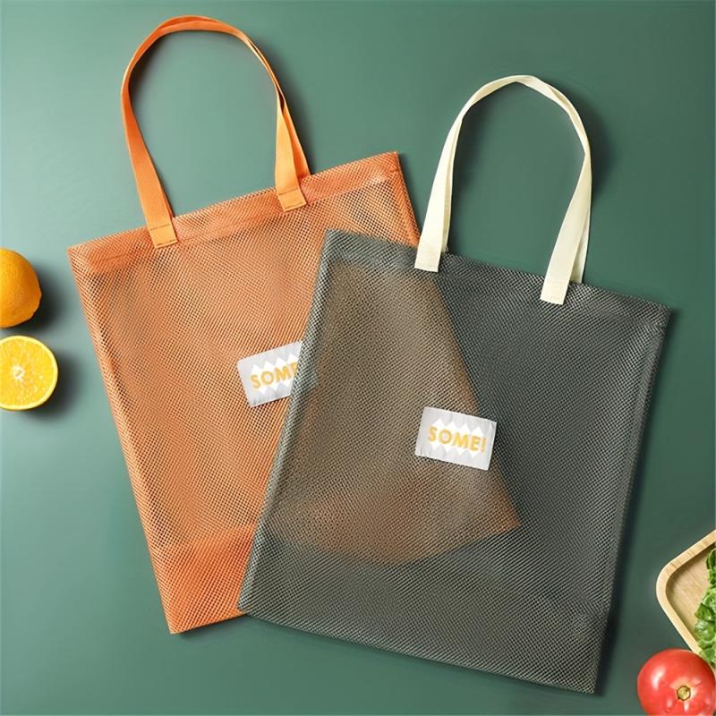 Portable Mesh Shopping Bag Household Hanging Bag Creative Storage Handbag