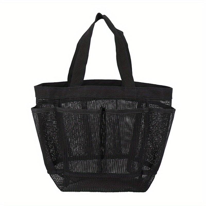 Portable Mesh Bag Makeup Storage Toiletry Swimsuit Beach Bath Bag