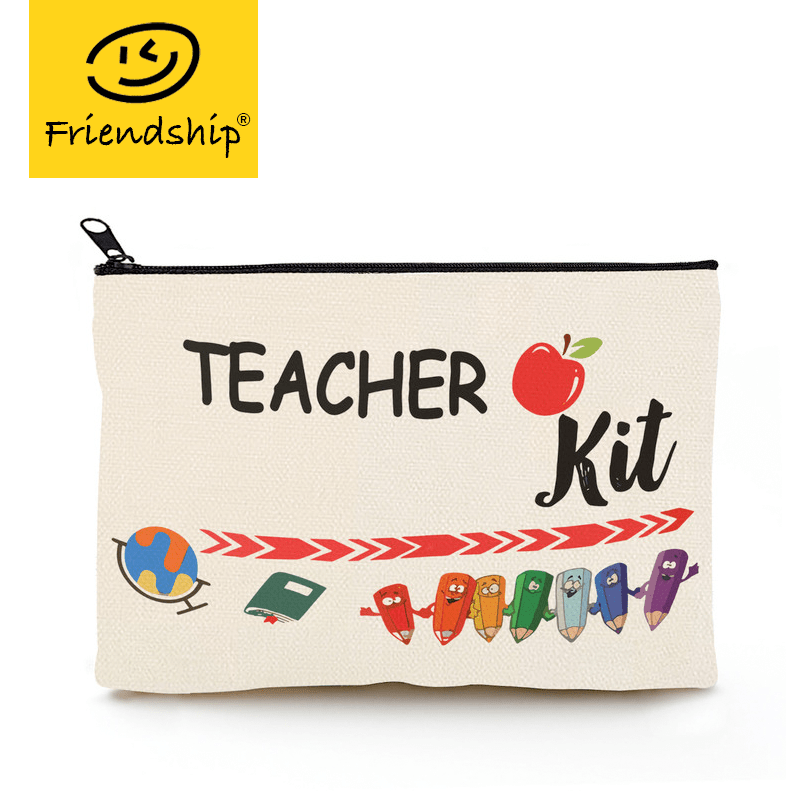 Waterproof Graduation Words Print Makeup Bag