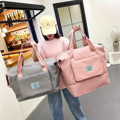 Multifunctional Foldable Fitness Bag Large Capacity Shoulder Bag