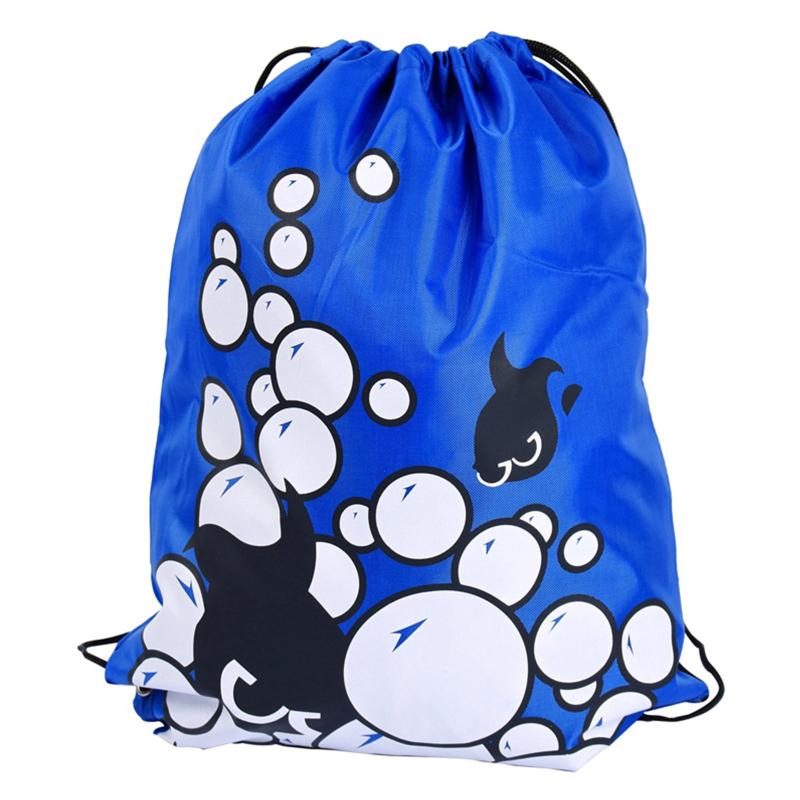 Casual Pattern Backpack Lightweight Drawstring Rucksack