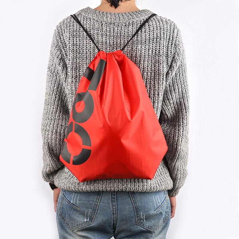 Casual Pattern Backpack Lightweight Drawstring Rucksack
