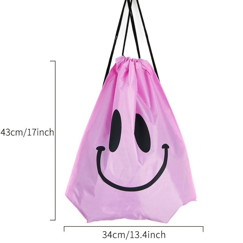 Casual Pattern Backpack Lightweight Drawstring Rucksack