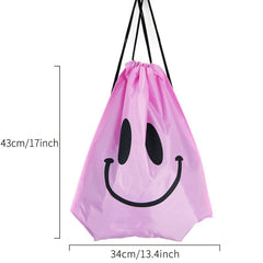 Casual Pattern Backpack Lightweight Drawstring Rucksack