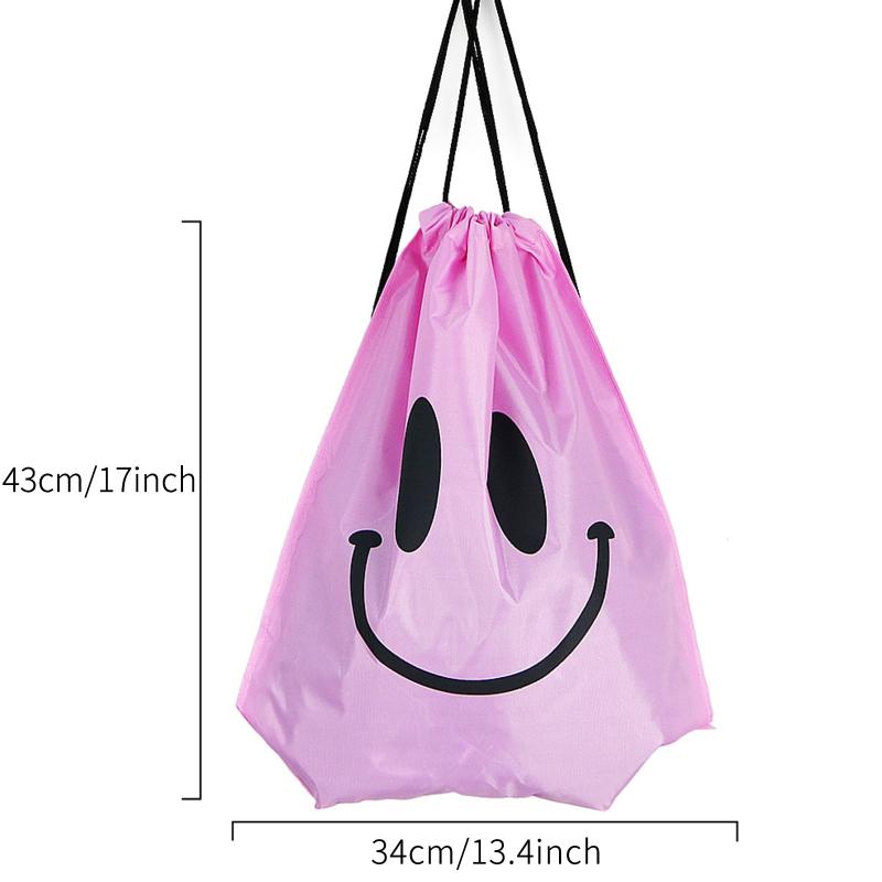 Casual Pattern Backpack Lightweight Drawstring Rucksack